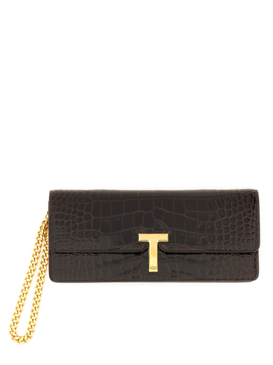 TOM FORD POCHETTE "WALLIS" IN PELLE Offerta migliore