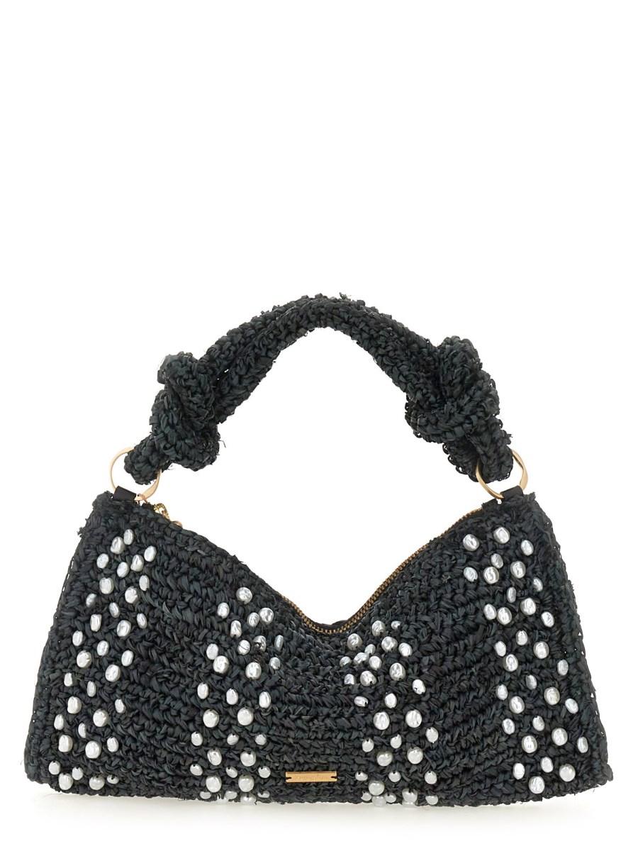 CULT GAIA BORSA HERA NANO IN RAFFIA Discount Store per i nuovi prodotti
