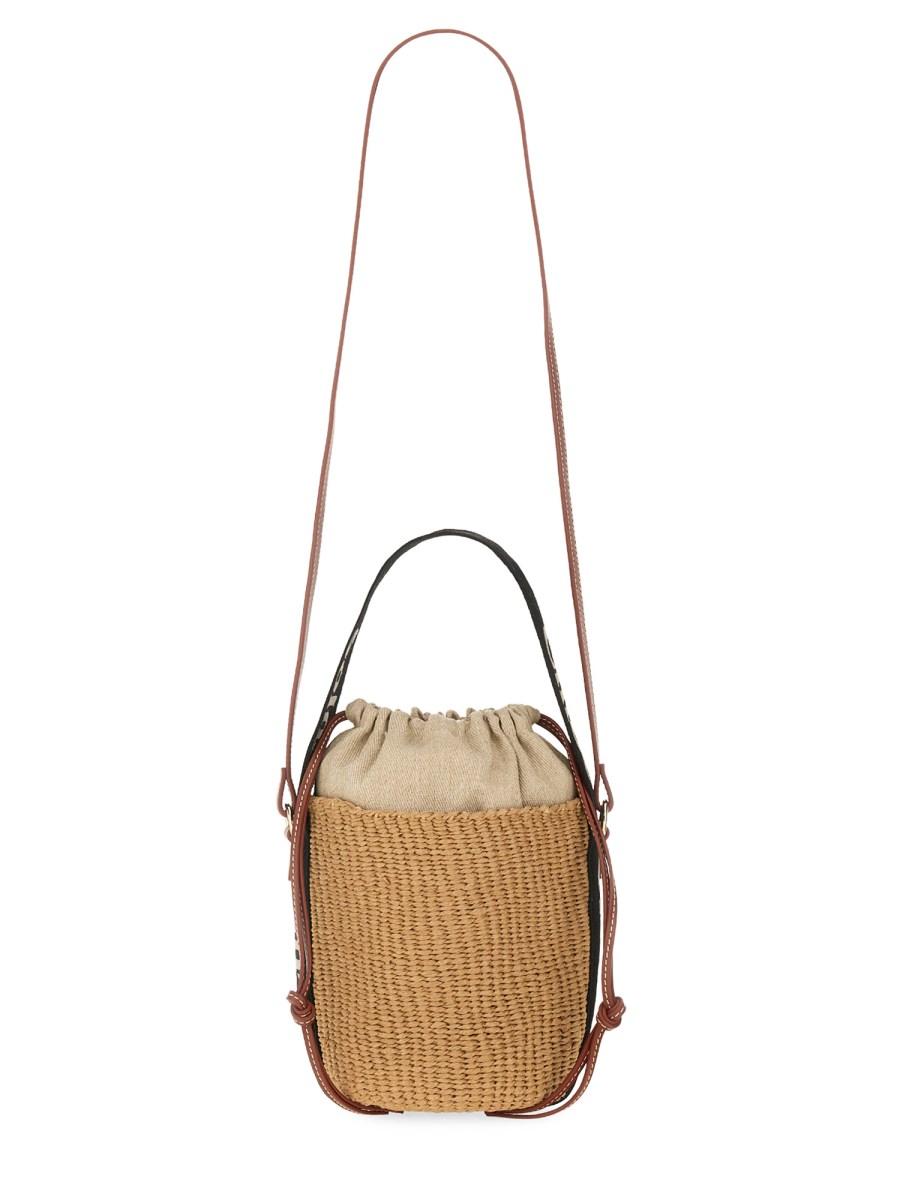 CHLOE&#39; BORSA A SECCHIELLO WOODY SMALL Italy