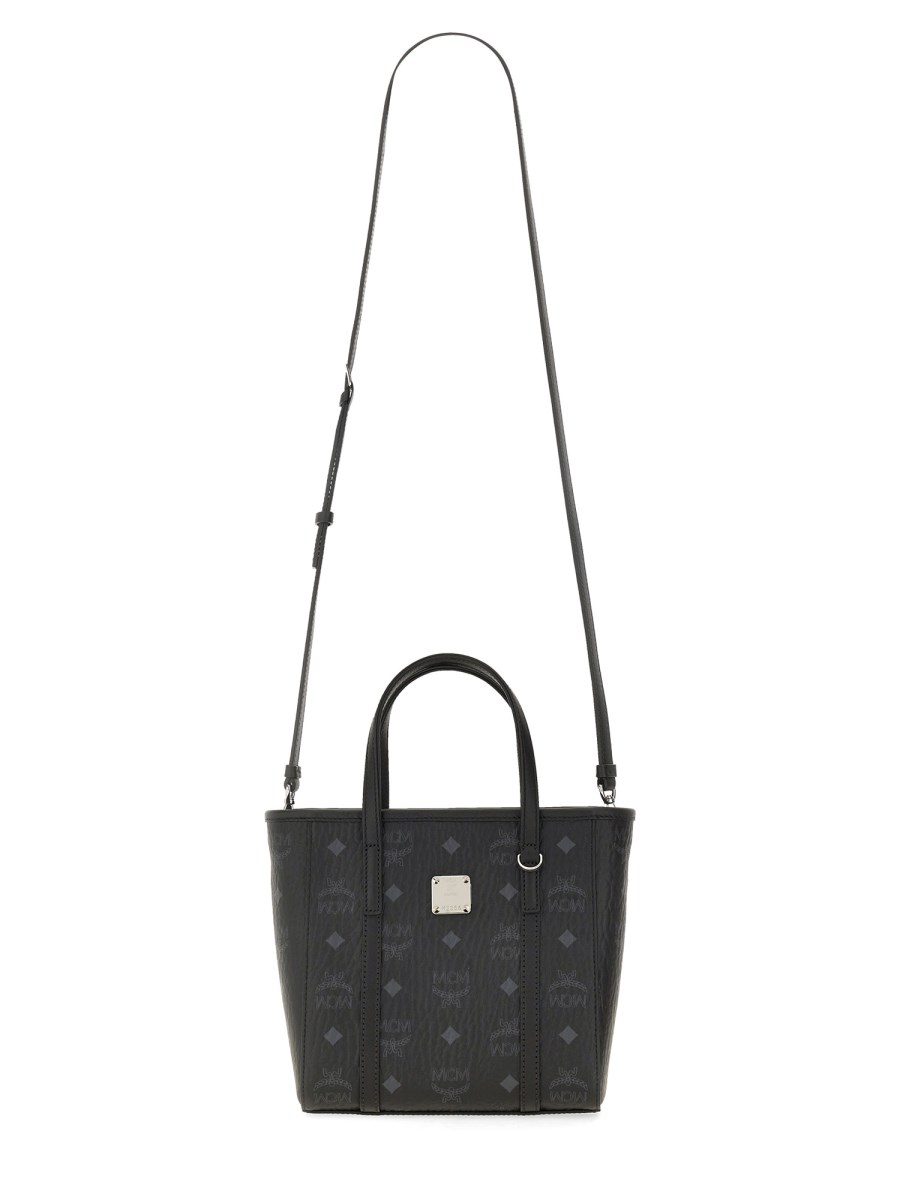 MCM BORSA SHOPPER TONI MINI IN VISETOS CON TOP-ZIP Affare Del Giorno