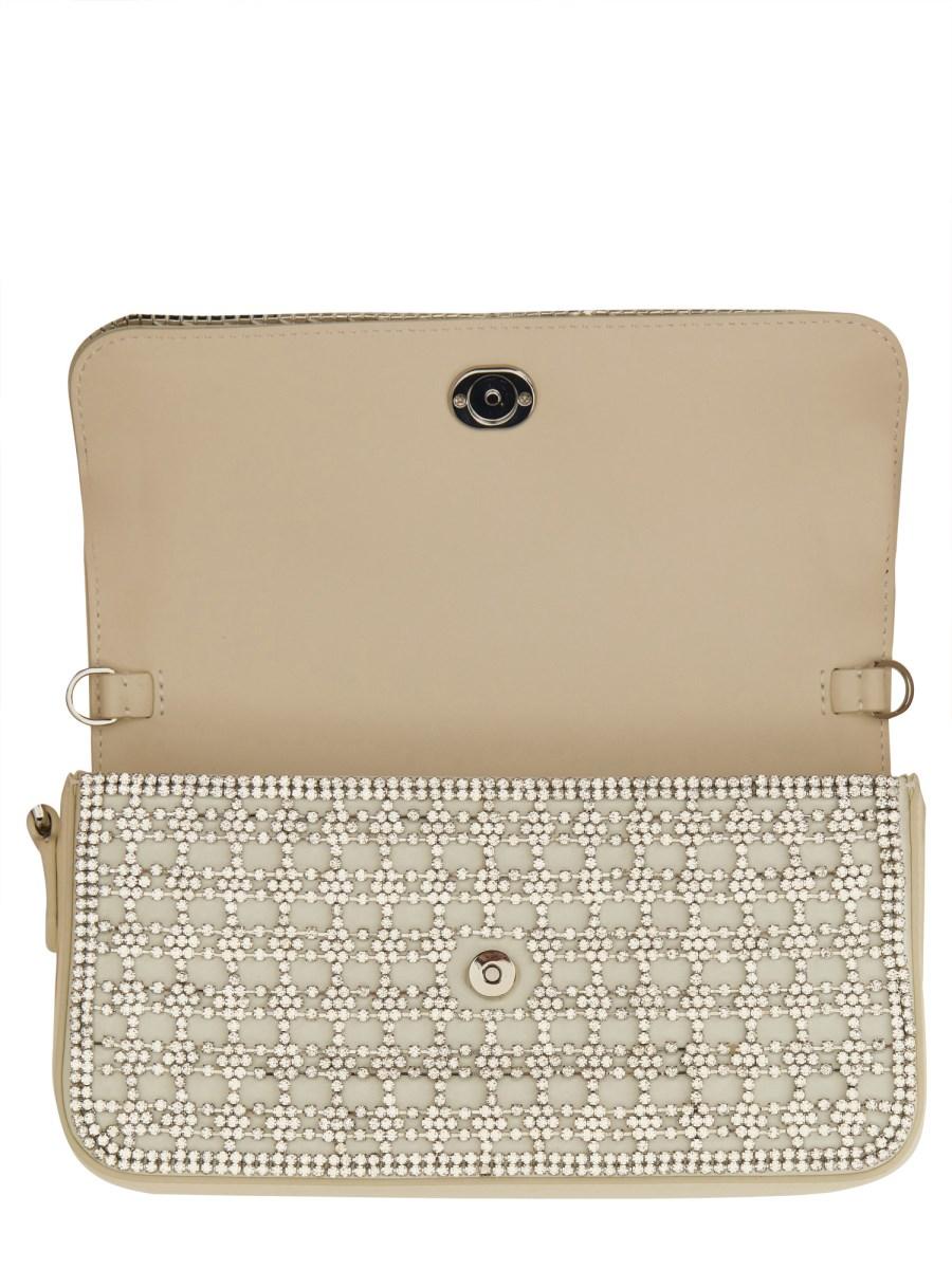 SELF-PORTRAIT BORSA BAGUETTE CRYSTAL Prezzo Ridotto