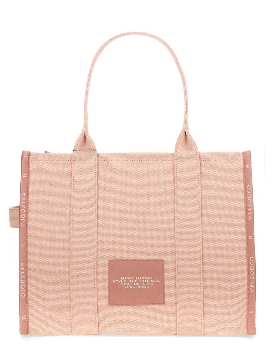 MARC JACOBS BORSA THE TOTE JACQUARD LARGE IN TELA DI COTONE In Vendita