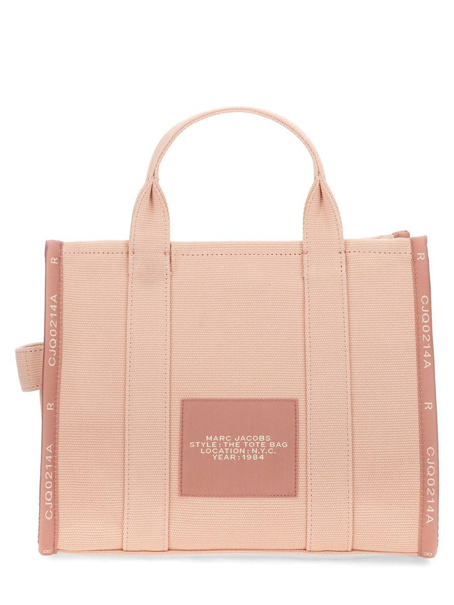 MARC JACOBS BORSA THE TOTE MEDIUM IN TELA CON LOGO JACQUARD Saldi
