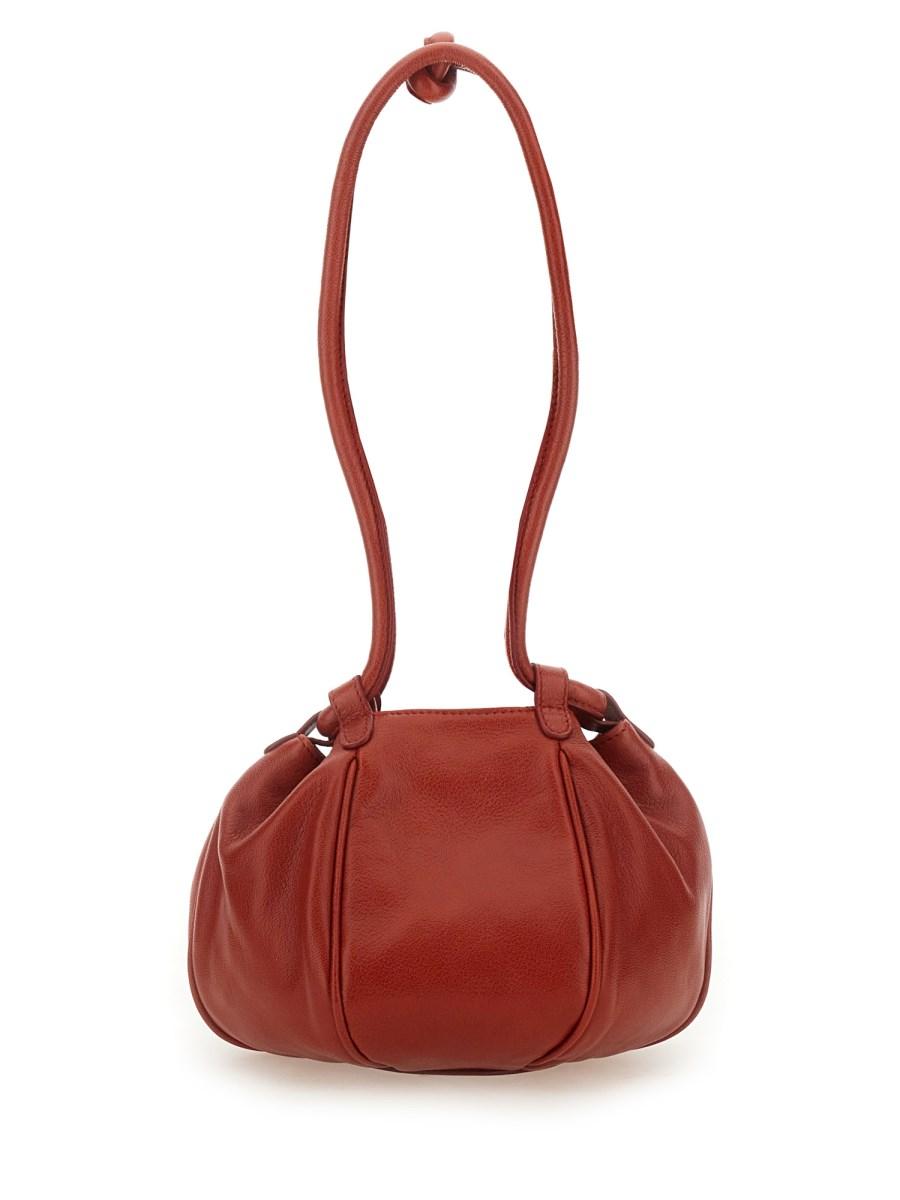 HEREU BORSA GLOBUL MINI SUPPLE SHINY IN PELLE Vendite stagionali