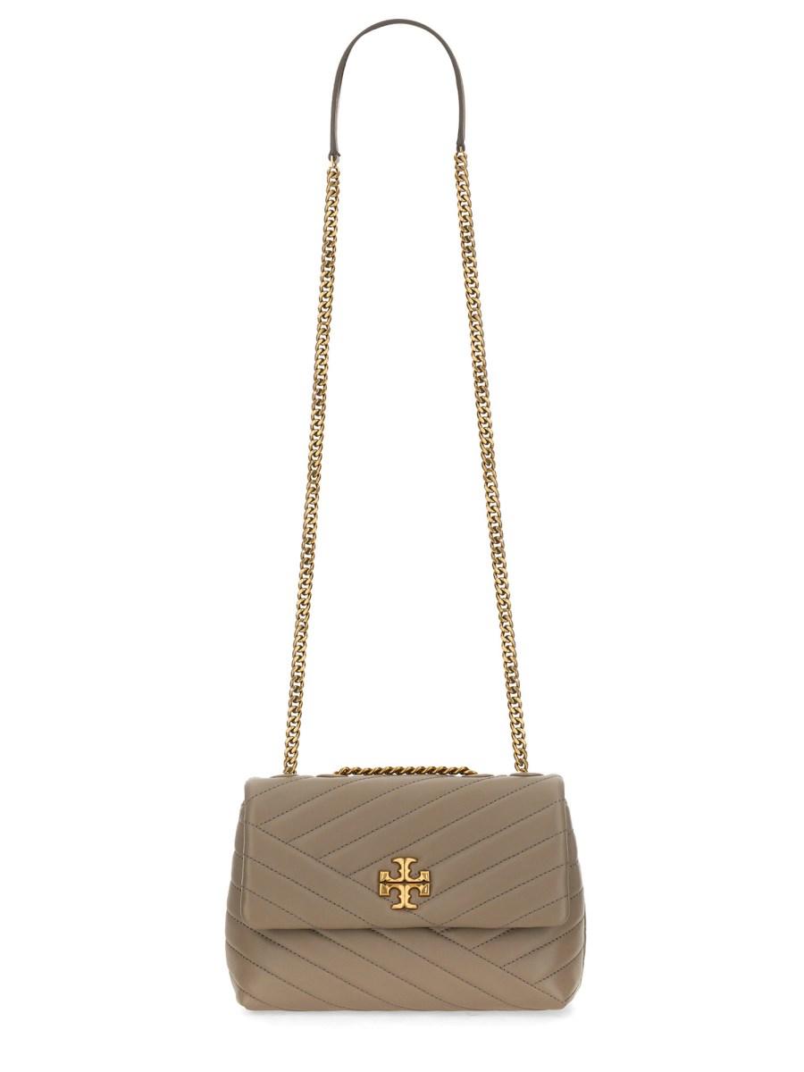 TORY BURCH BORSA A SPALLA KIRA SMALL CONVERTIBLE IN PELLE CHEVRON Offerta Anniversario