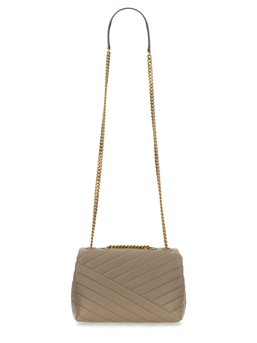 TORY BURCH BORSA A SPALLA KIRA SMALL CONVERTIBLE IN PELLE CHEVRON Offerta Anniversario
