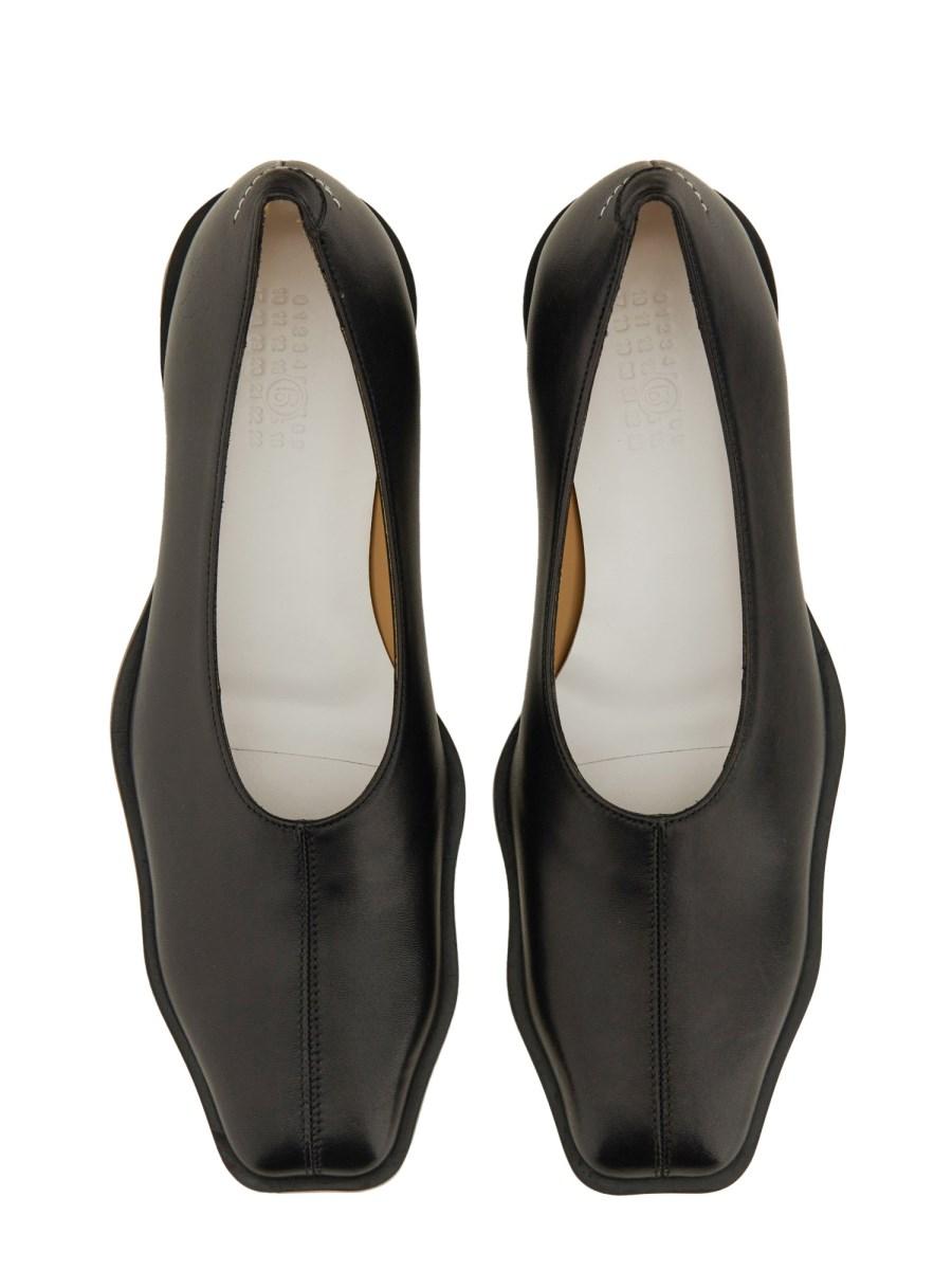 MM6 MAISON MARGIELA BALLERINA IN PELLE Grandi sconti