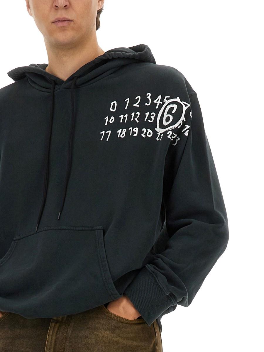 MM6 MAISON MARGIELA FELPA IN JERSEY CON CAPPUCCIO Rilascio limitato