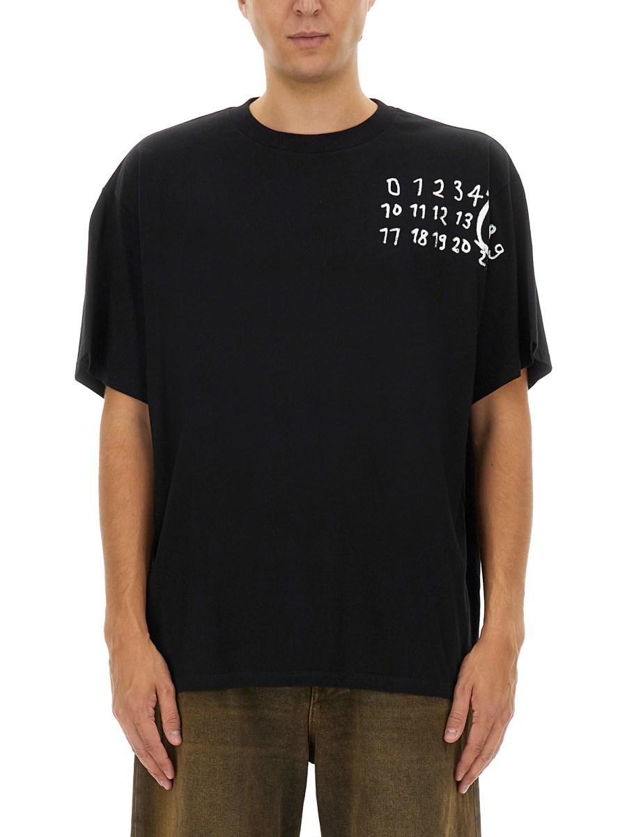 MM6 MAISON MARGIELA T-SHIRT CON STAMPA ACQUISTA ORA