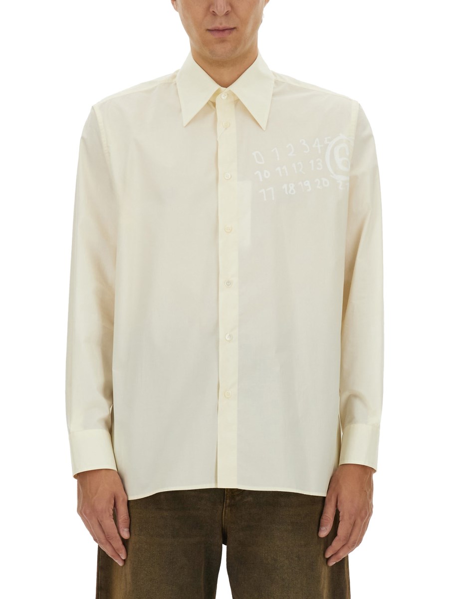 MM6 MAISON MARGIELA CAMICIA IN POPELINEDI COTONE Latest stili