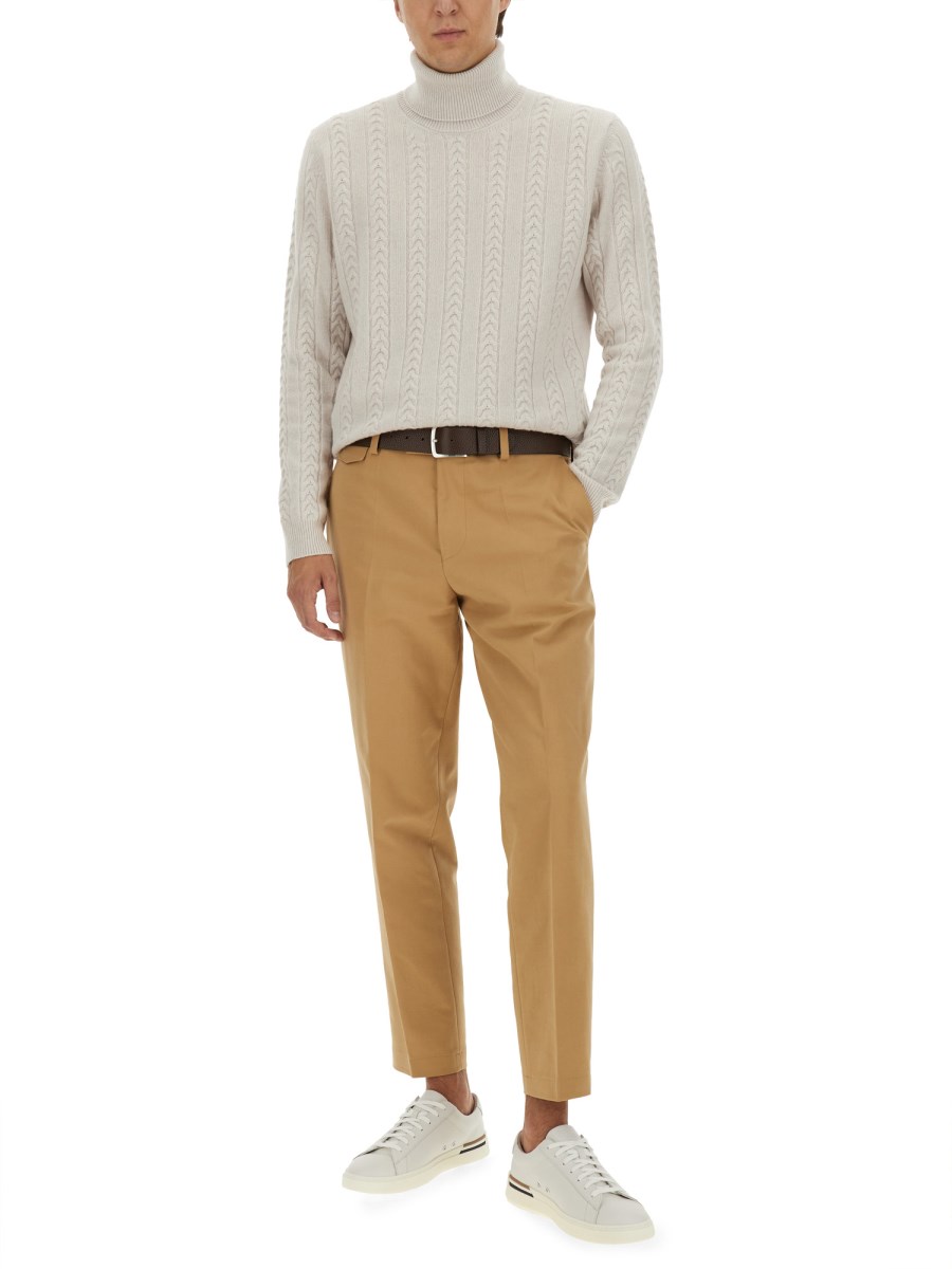 BOSS CAMEL MAGLIA DOLCEVITA IN LANA E CASHMERE Fino al 60% di sconto