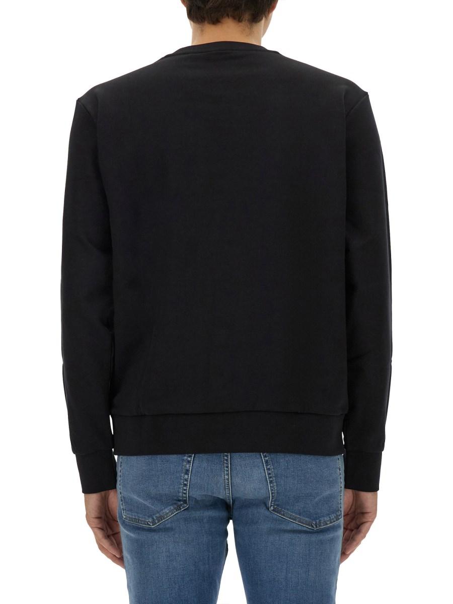 BOSS FELPA IN COTONE CON LOGO Offerta speciale della fabbrica