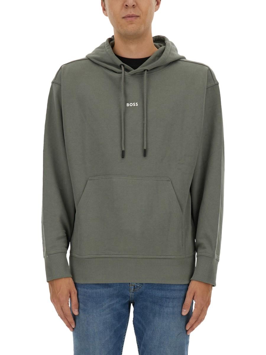 BOSS FELPA CON LOGO Discount Store per i nuovi prodotti
