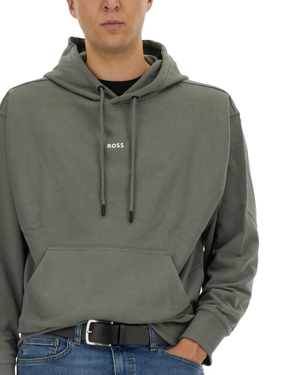 BOSS FELPA CON LOGO Discount Store per i nuovi prodotti