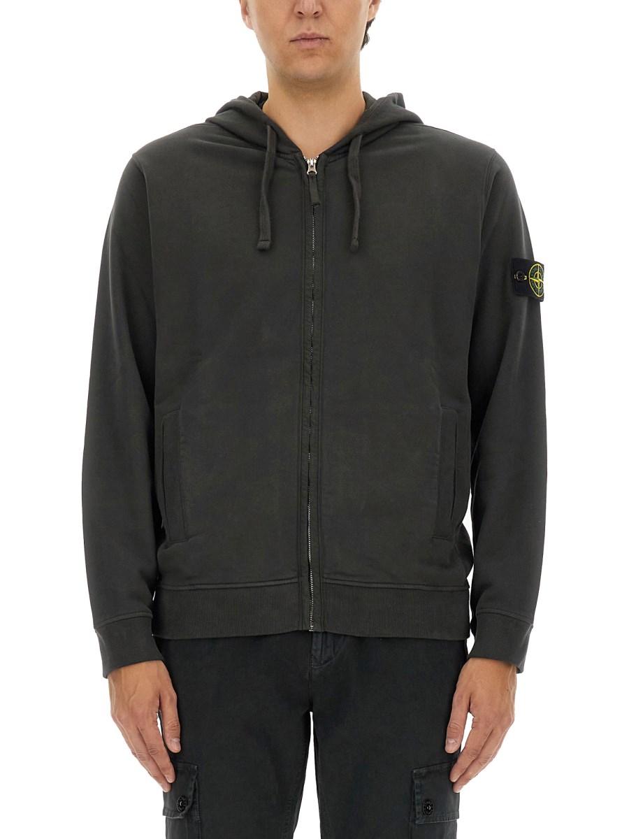 STONE ISLAND FELPA CON LOGO Solo un giorno rimasto