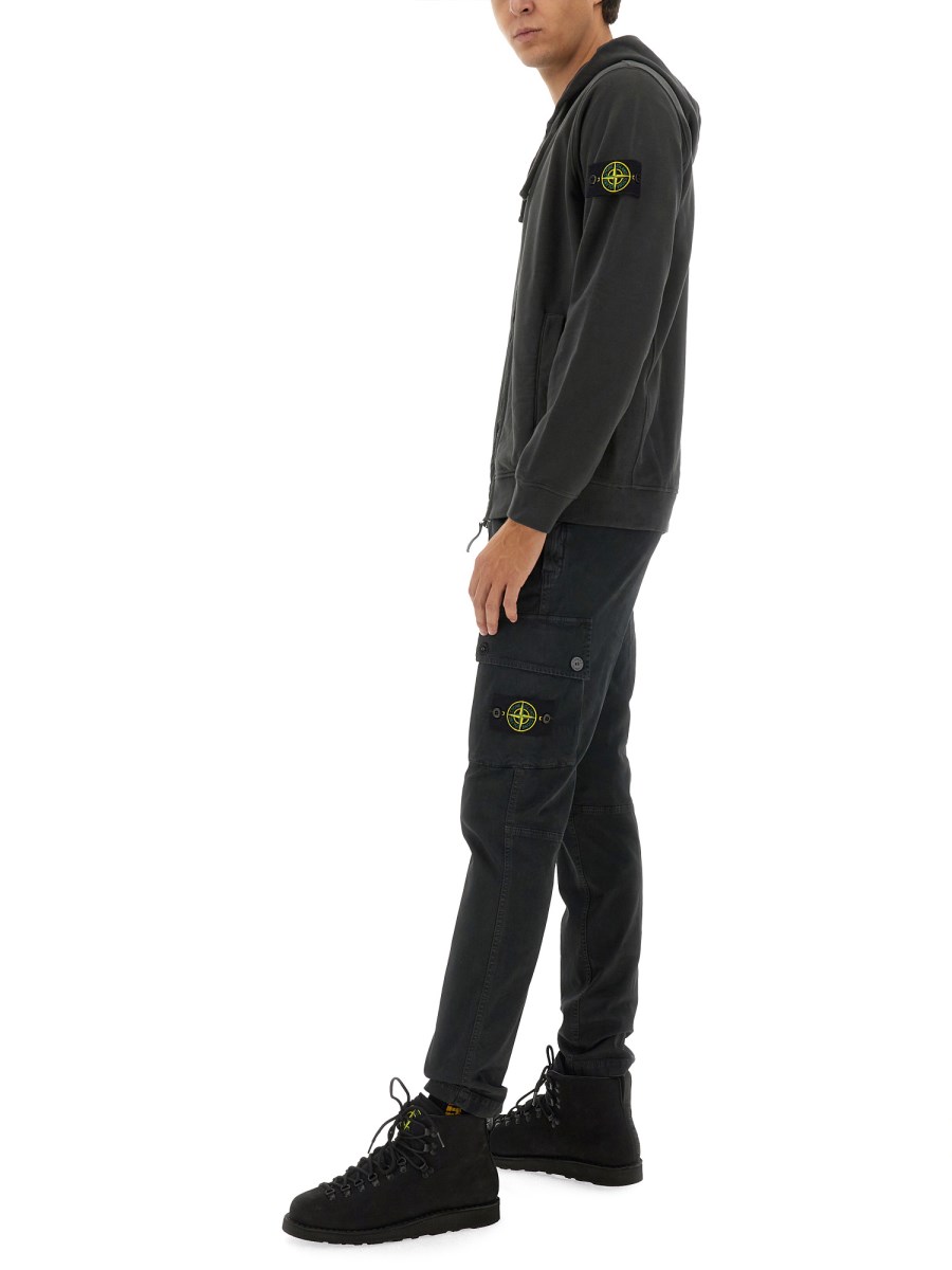 STONE ISLAND FELPA CON LOGO Solo un giorno rimasto