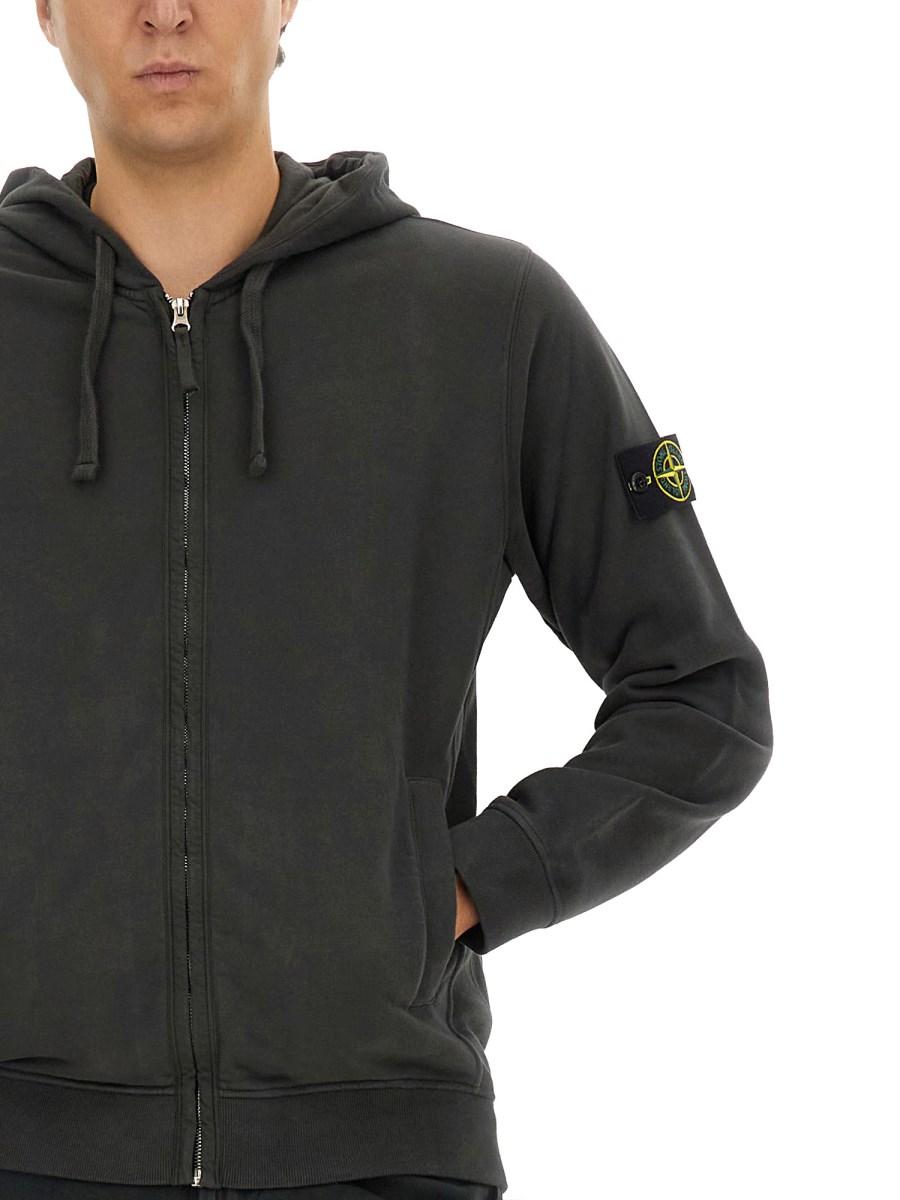 STONE ISLAND FELPA CON LOGO Solo un giorno rimasto
