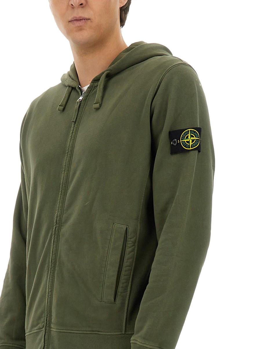 STONE ISLAND FELPA CON LOGO Enormi sconti