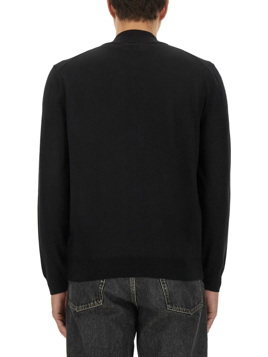 BOSS CARDIGAN "BALONSO" IN LANA CON ZIP Sconti questo mese