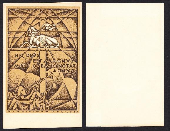 Abebooks HIC DEUS EST MAGNUS MITIS QUEM DENOTAT AGNUS Nino Finamore Pezzi Unici