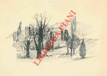 Abebooks Disegni a matita e china : case e alberi Offerta esclusiva