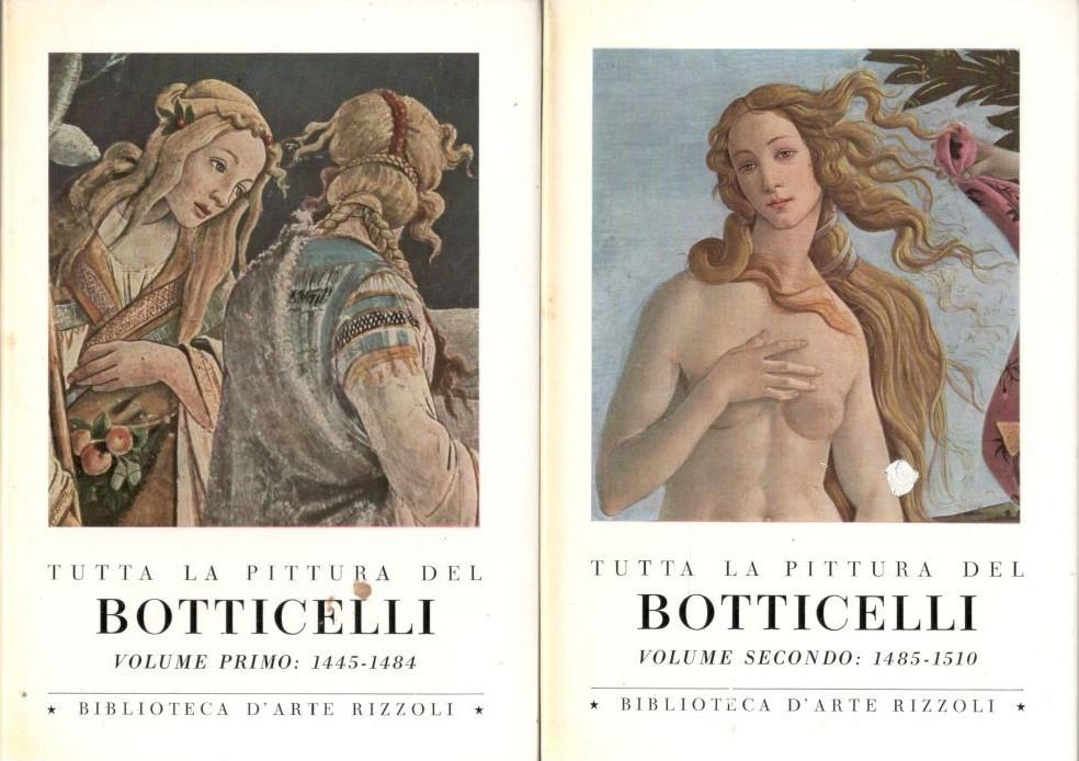 Abebooks Tutta la pittura del Botticelli volume primo 1445-1484 e volume secondo 1485-1510 Ritorno libero