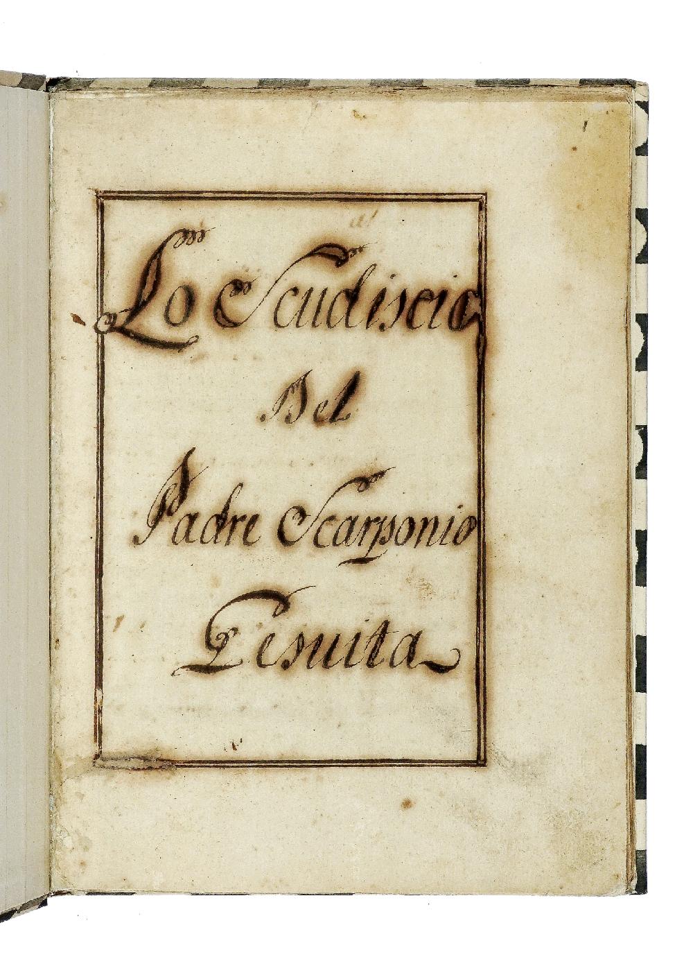 Abebooks Lo Scudiscio del padre Scarponio gesuita. (Segue:) Copia di lettera scritta da Roma il 12 agosto 1758. (Segue:) Voto del Card. Passionei in Congregazione sopra il presente memoriale del Pre. Gle. de' Gesuiti. (Segue:) C