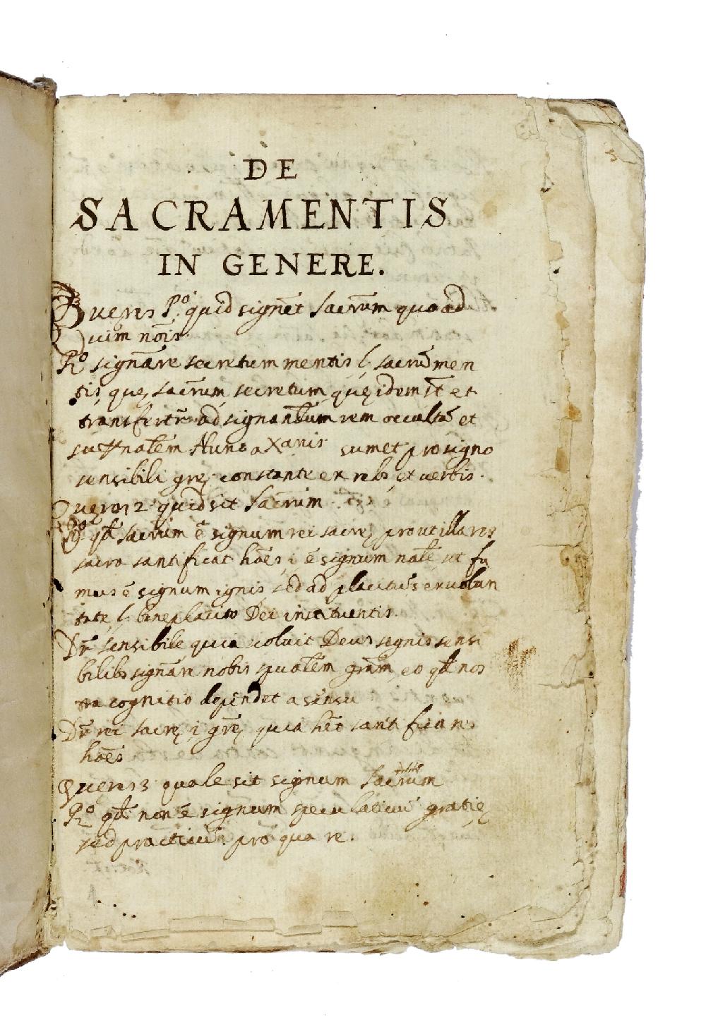 Abebooks Tractatus de Sacramentis di genere. (Segue:) Tractatus de Triplice Regularium voto solenni (in latino) Trasporto libero internazionale