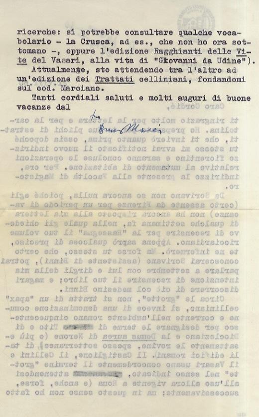 Abebooks Lettera dattiloscritta con firma autografa su due facciate su carta intestata Università di Trieste Facoltà di lettere e filosofia. Indirizzata al prof. Carlo Cordié datata 21 agosto 1960: verte intorno alla cinquece Fino Al -60%