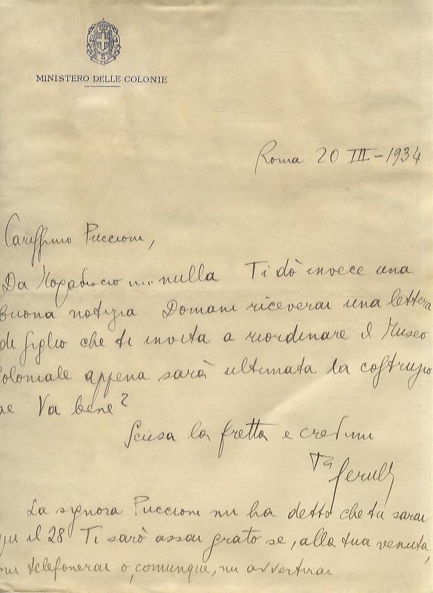 Abebooks Gruppo di 30 lettere + 8 biglietti formato cartoline tutti manoscritti autografi firmati indirizzati a Nello Puccioni geografo ed etnologo fiorentino. Le lettere - quando è presente la data - vanno dal 1932 al 1934. Qu Presa