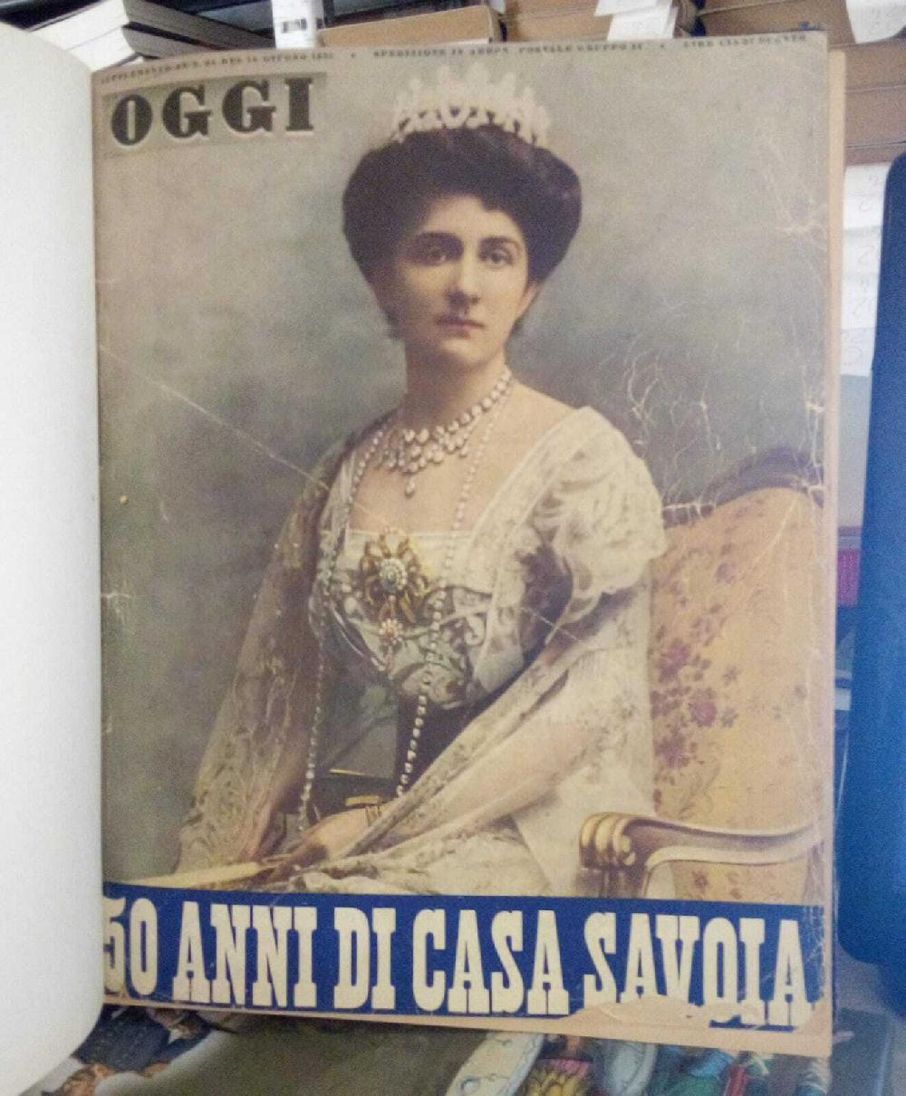 Abebooks OGGI. Supplemento al n. 24 del 14 Giugno 1951. 50 anni di Casa Savoia ACQUISTA ORA