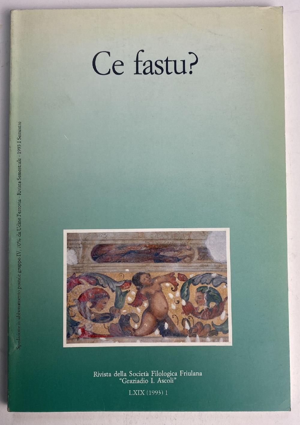 Abebooks Ce fastu? 1993 Vol. 1 2 Promozione temporanea