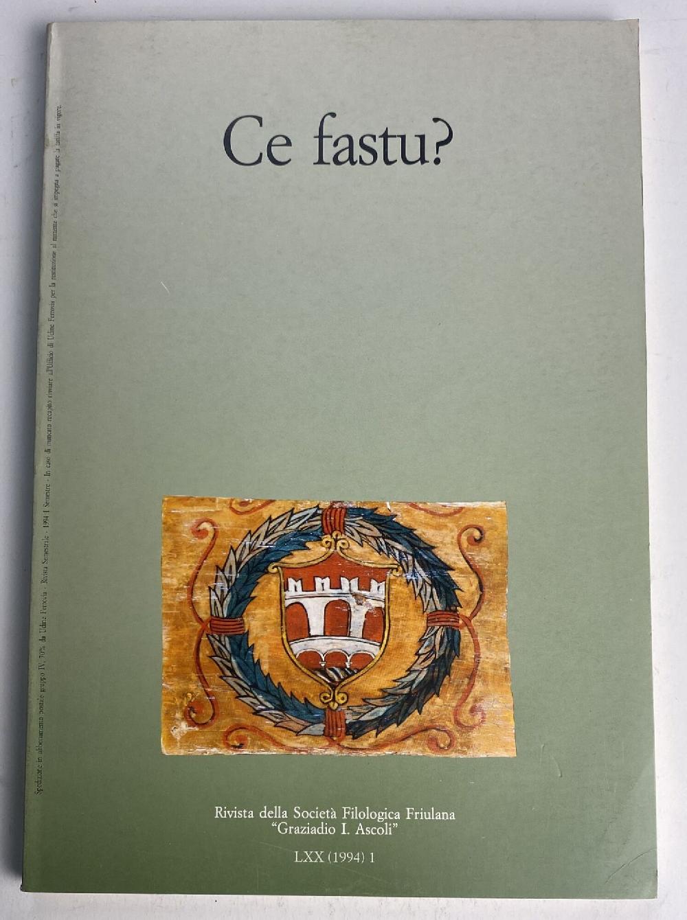 Abebooks Ce fastu? 1994 Vol. 1 2 2025